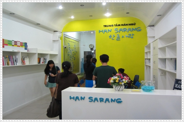 học tiếng hàn tại trung tâm hàn ngữ Han Sarang
